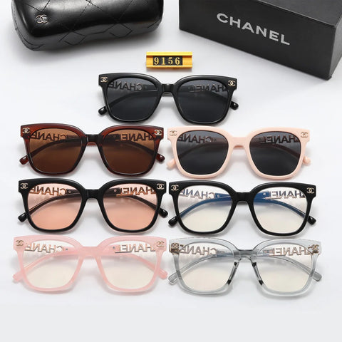 7-color fashion double C hollow letter sunglasses