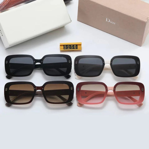 4-color fashion CD arrow line temple polarized sunglasses