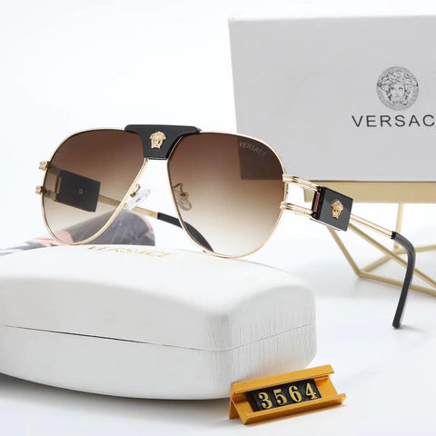 5-color fashion VE lion head temple sunglasses polarized glasses