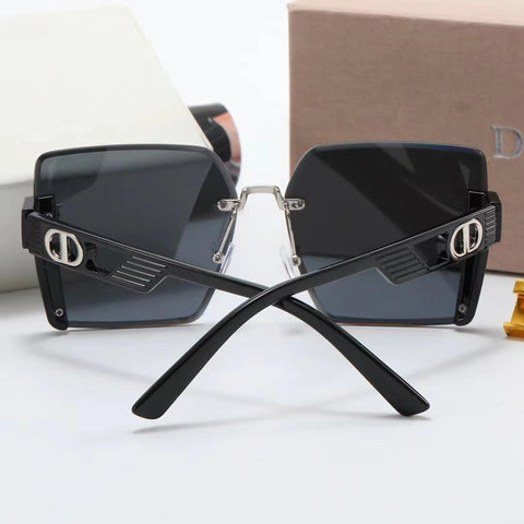 6-color fashion CD strip hollow temple polarized sunglasses