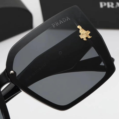 6-color fashion PA letter human shape LOGO temple polarized sunglasses