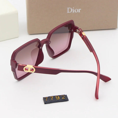 5 Colors Simple Mosaic CD Polarized Sunglasses