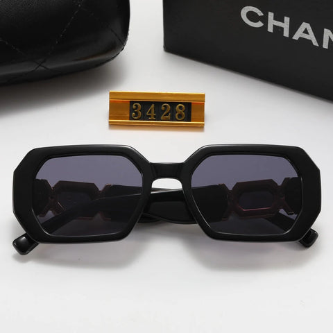 7 color diamond-shaped large rhinestone polarized sunglasses