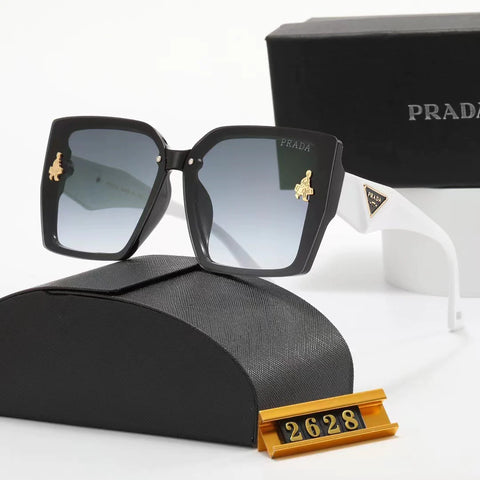 6-color fashion PA letter human shape LOGO temple polarized sunglasses