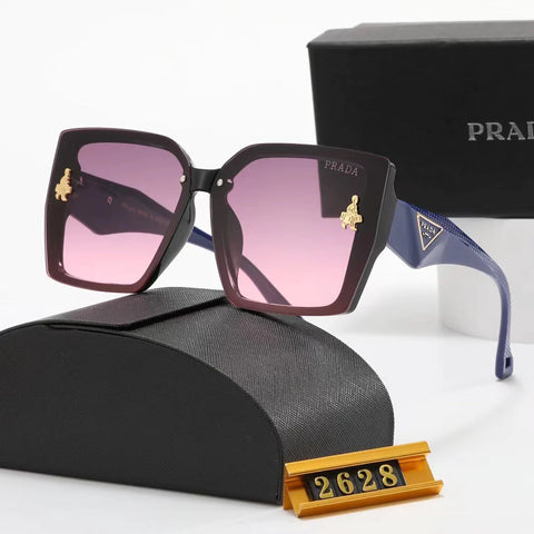 6-color fashion PA letter human shape LOGO temple polarized sunglasses