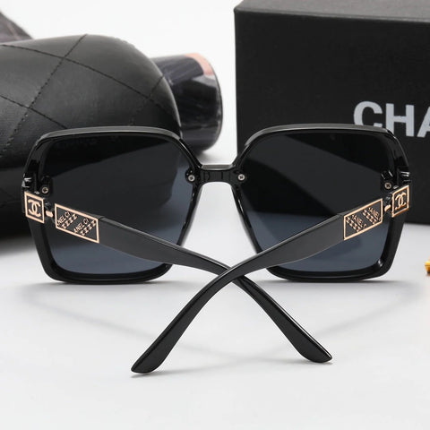 5-Color Fashion CC Printed Letter Polarized Sunglasses