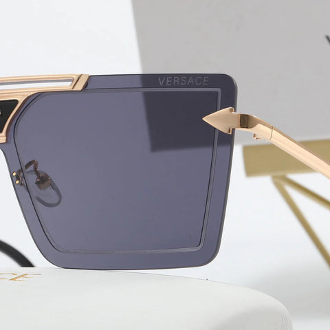 5 Color Fashion Frameless Square One-Piece Polarized Sunglasses