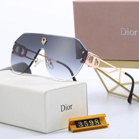 6-color fashion CD hollow temple sunglasses