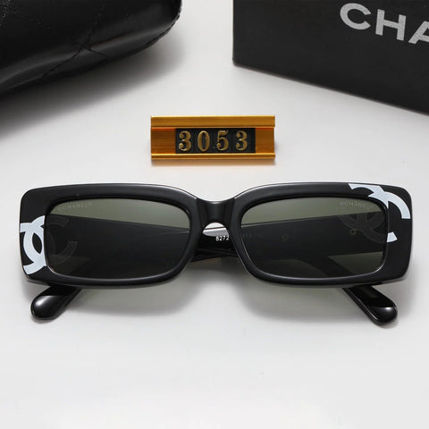 4 Colors Fashion Double C Small Polarized Sunglasses