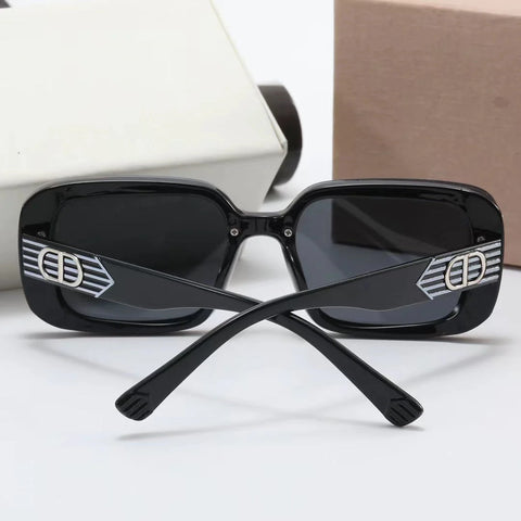 4-color fashion CD arrow line temple polarized sunglasses