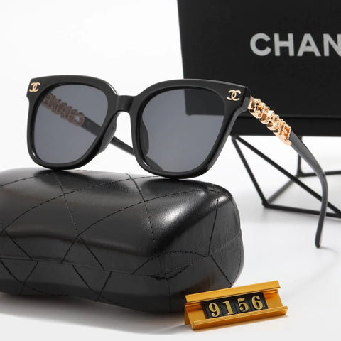 7-color fashion double C hollow letter sunglasses