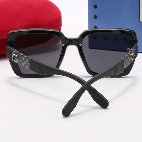 4-color fashion double G printing temple polarized sunglasses