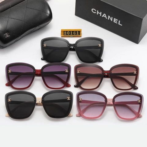 5-color fashion double C printing temple polarized sunglasses