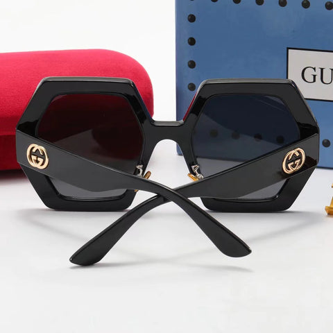 6-color fashion GG rhombus frame sunglasses polarizer