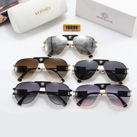 5-color fashion VE lion head temple sunglasses polarized glasses