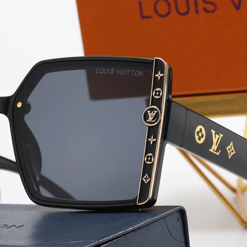 4 color luxury four-leaf flower frame polarized sunglasses