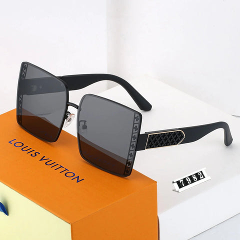 4 color luxury four-leaf flower inner frame polarized sunglasses