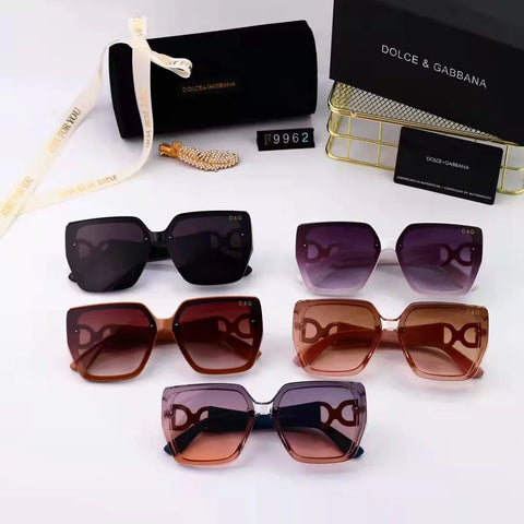 5 Colors Fashion Letter Full Frame Sunglasses