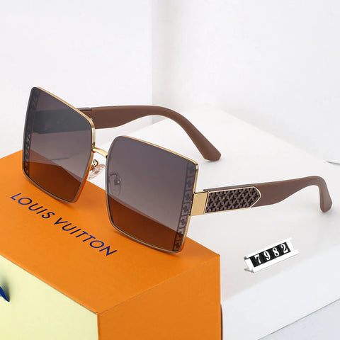 4 color luxury four-leaf flower inner frame polarized sunglasses