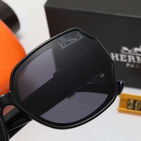 6-color stylish H letter temple polarized sunglasses