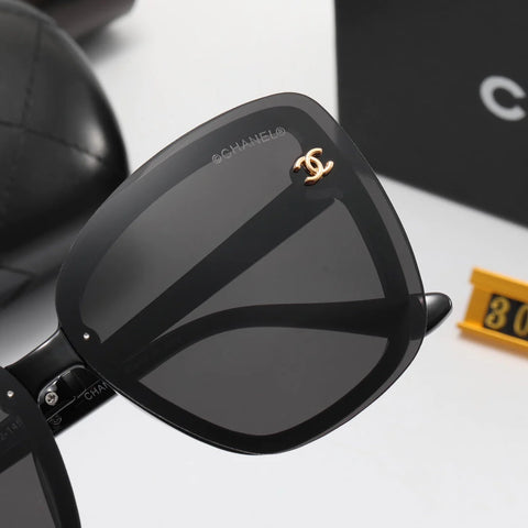 5-color fashion double C printing temple polarized sunglasses