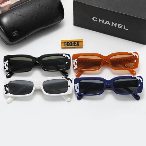 4 Colors Fashion Double C Small Polarized Sunglasses