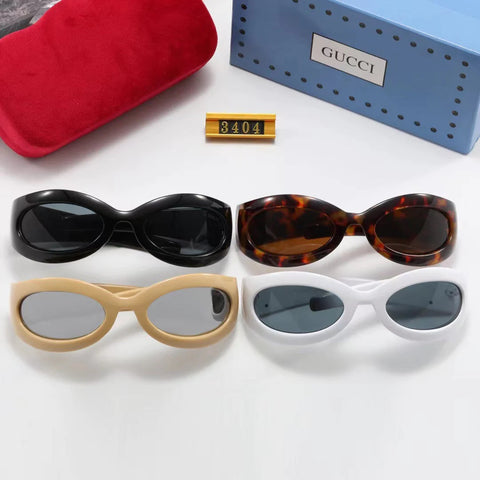 4-color fashion double G letter polarized sunglasses