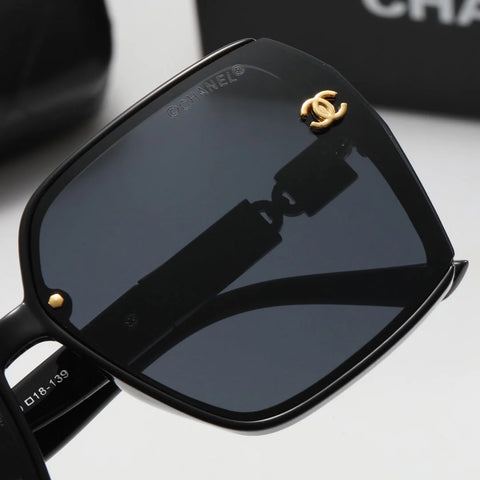 5-Color Fashion CC Printed Letter Polarized Sunglasses