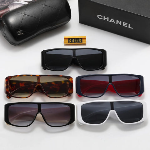 5 color fashion Ringer double C polarized sunglasses