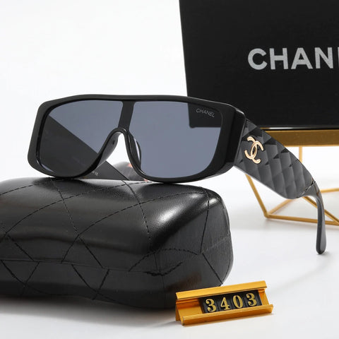 5 color fashion Ringer double C polarized sunglasses