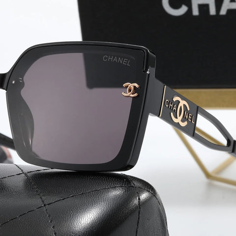 5-Color Fashion CC Temple Hollow Sunglasses