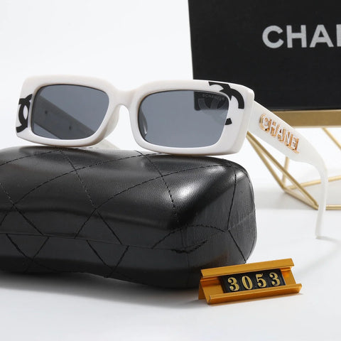 4 Colors Fashion Double C Small Polarized Sunglasses