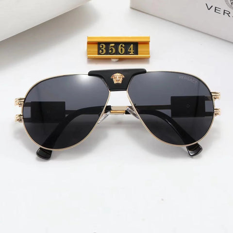 5-color fashion VE lion head temple sunglasses polarized glasses