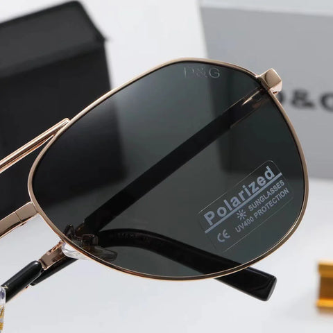 3-color fashion letter folding box sunglasses polarizer