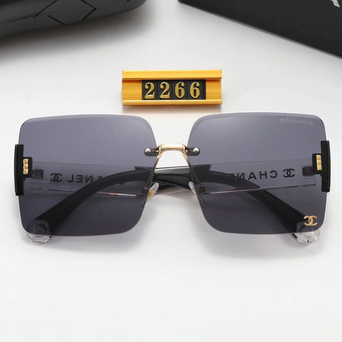 6-color fashionable CC transparent printing temple polarized sunglasses