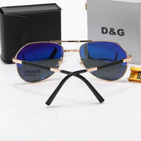 3-color fashion letter folding box sunglasses polarizer