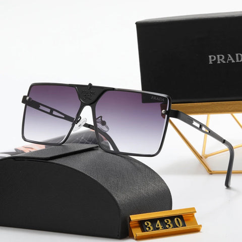 5 color luxury triangular letter printing polarized sunglasses