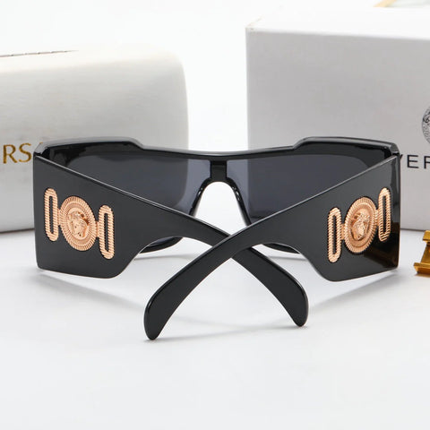 5-color fashion VE letter temple sunglasses polarized glasses