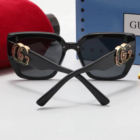 7-color fashion double GLOGO temple polarized sunglasses