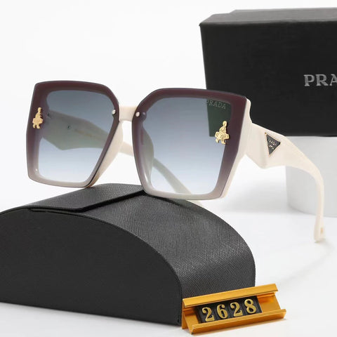 6-color fashion PA letter human shape LOGO temple polarized sunglasses