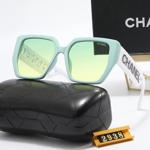 6 Colors Fashion Hollow Out Big Letter CH Polarized Sunglasses