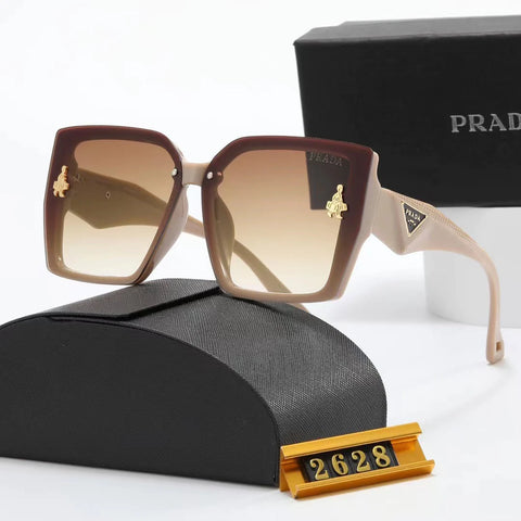 6-color fashion PA letter human shape LOGO temple polarized sunglasses