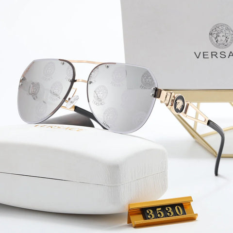 6-color stylish VE letter sunglasses