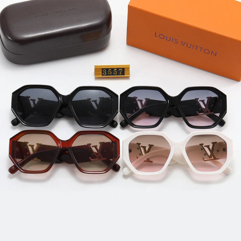 4-color fashion four-leaf clover LOGO sunglasses polarizer