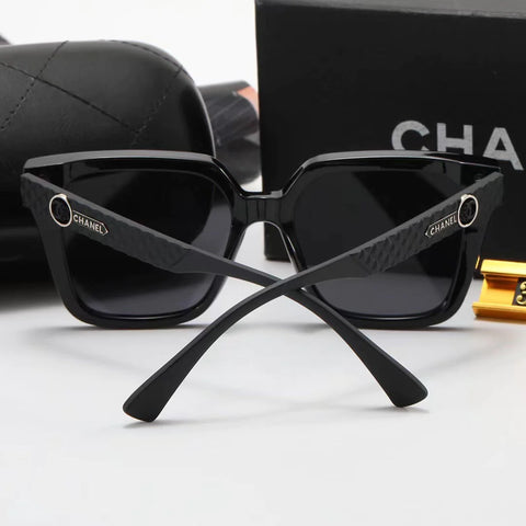 4-color double C rhombic temple polarized sunglasses