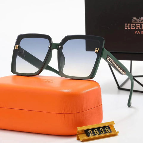 5-color fashion H printing letter polarized sunglasses