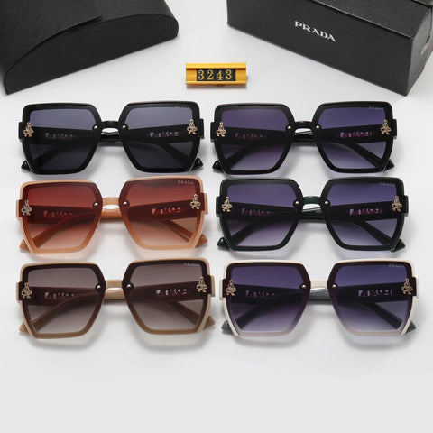 7 colors fashion small suitcase lens polarized sunglasses