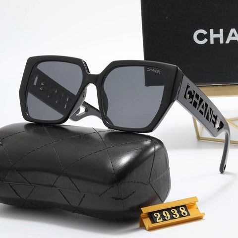 6 Colors Fashion Hollow Out Big Letter CH Polarized Sunglasses