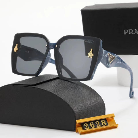 6-color fashion PA letter human shape LOGO temple polarized sunglasses